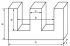 Ферити Ш-подібній E55/22/20 (M2000) / B66371-G-X187 производства фирмы Epcos AG
